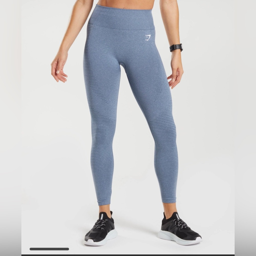 Gymshark Vital Rise Seamless legging size M, blue mark